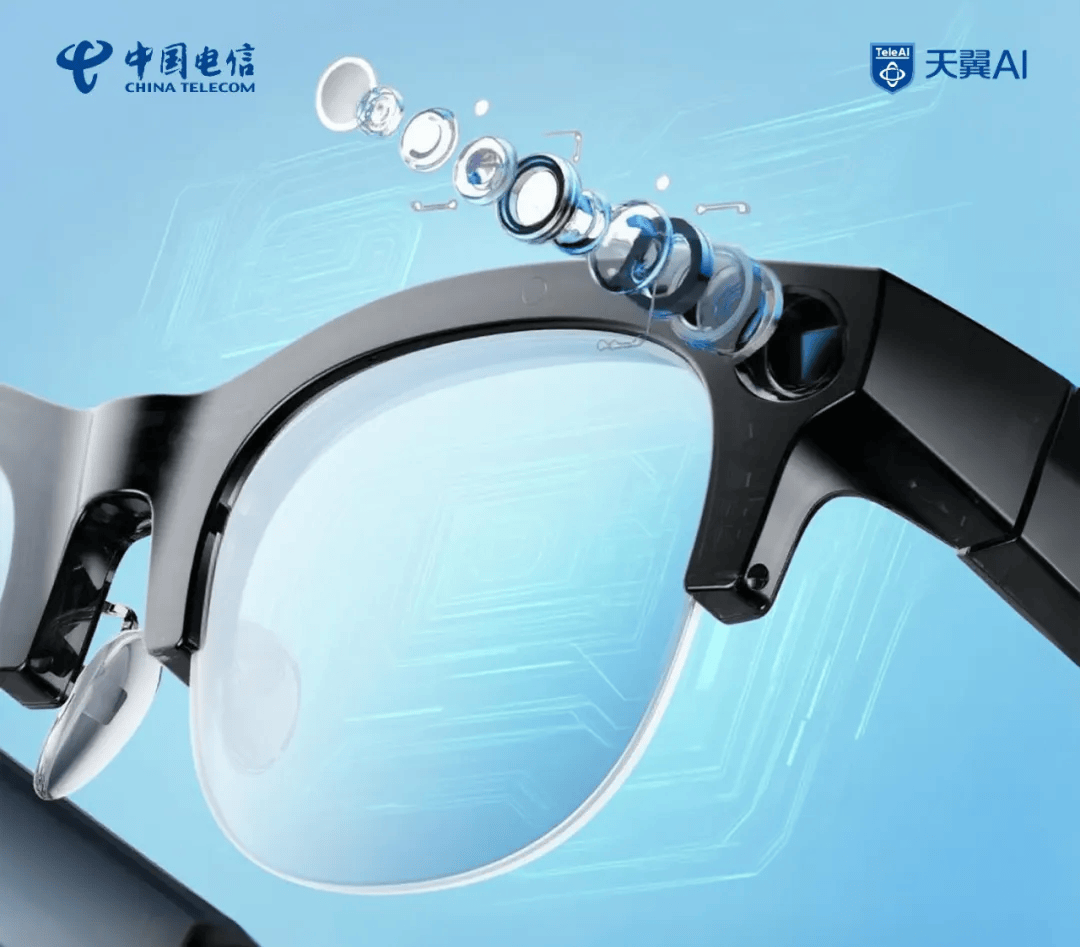 发布：1200万镜头支持天翼AI助手AG真人试玩平台中国电信天翼AI眼镜